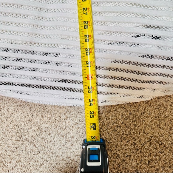 GUESS White Mini Fit & Flare Dress Size Woman’s 2 - Picture 10 of 13